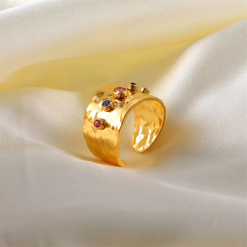 anel feminino ouro 18k