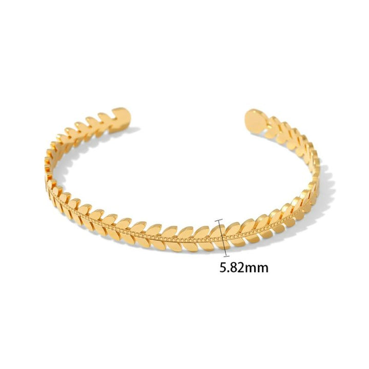 pulseira feminina coroa de louro